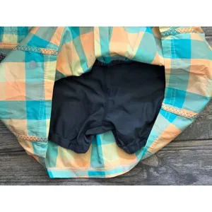 Lululemon Leader of the Track Plaid Pleated Skirt Size 4 Yellow Teal Lined Skort thumbnail 8