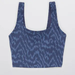 OFFLINE By Aerie Ribbed Square Neck Longline Sports Bra thumbnail 4