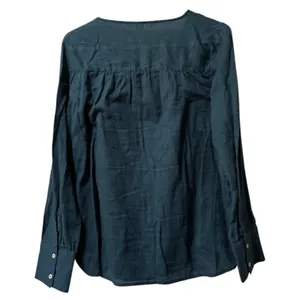 Old Navy Boho‎ Peasant Top Flowy Tassels Long Sleeve Size Medium Cotton Hippie thumbnail 2