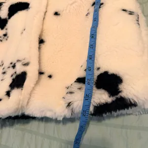 Juicy Couture White & Black Spotted Faux Fur Jacket Size M - NWOT thumbnail 13