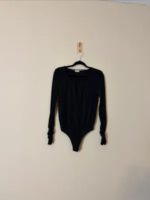 Intimately Free People Kaya Womens Keyhole‎ Thumb Hole Bodysuit Size Small thumbnail 5