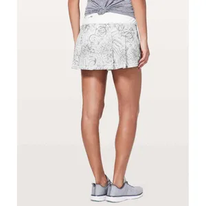 Lululemon Pace Rival Skirt Regular Mini Twine White Multi Floral Tennis Skirt 6 thumbnail 2