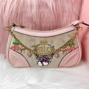 New Hello Kitty & Cherry Coquette Charm Chain for Purse/Bag thumbnail 2
