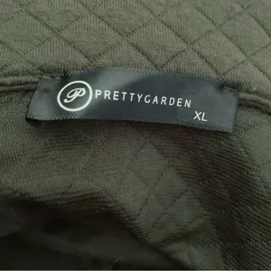 PRETTYGARDEN Long Sleeve Button Down Quilted Shirt Jacket 90s Grunge Shacket XL thumbnail 7