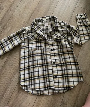 No Boundaries Flannel Button Up Top thumbnail 1