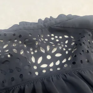 Maeve Sz 6 Navy Blue Laser Cut Tank Top Blouse Anthropologie thumbnail 10