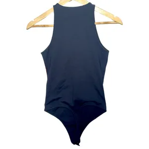 NEW Abercrombie & Fitch Soft AF Black Sleeveless Tank Bodysuit Womens Size XS thumbnail 3