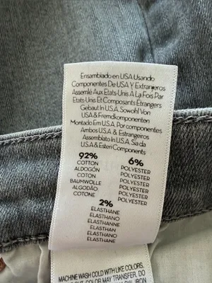 MOTHER The Tomcat Ankle Jeans All Nighter Gray High Rise Straight Size 28 thumbnail 10