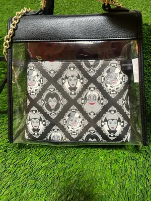 Loungefly Disney villains clear crossbody bag thumbnail 3