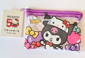 Sanrio kuromi Japanese kawaii mini pouch❤️50th anniversary edition! thumbnail 1