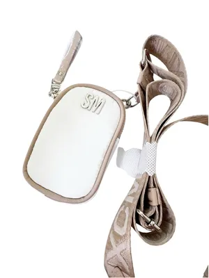 NWT Steve Madden Move Utility Crossbody Bag Cream and Tan With FLAWS thumbnail 10