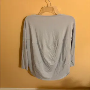 Lululemon LA Back in Action Long Sleeve Tee in Speckled Blue thumbnail 6
