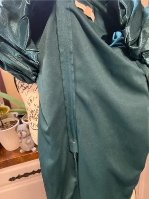NWT City Studios Junior’s Off-Shoulder Ruffle Bodycon Dress in Deep Green thumbnail 14