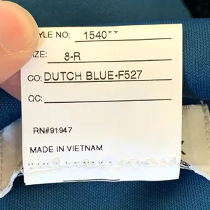 NWT After‎ Six Velvet Flutter Sleeve Dress in Dutch Blue thumbnail 8