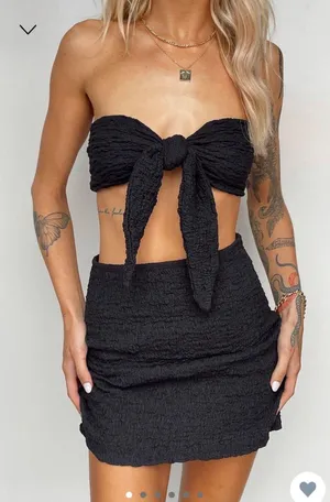Princess Polly Matilda Set Black thumbnail 1