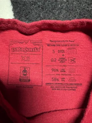 patagonia red graphic long sleeve thumbnail 3