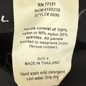 O'Neill Epic Womens 4 Black 3/2mm Back Zip Full Wetsuit Long Sleeve 0696 thumbnail 5