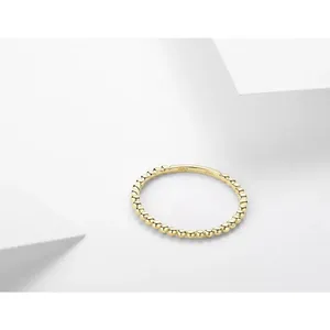 NEW Dainty 14k Gold Plated‎ S925 Bead Ball Ring, Jewelry, Size 7 thumbnail 8