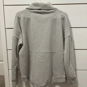 Athleta Cozy Karma Grey Mock Neck Crewneck thumbnail 3