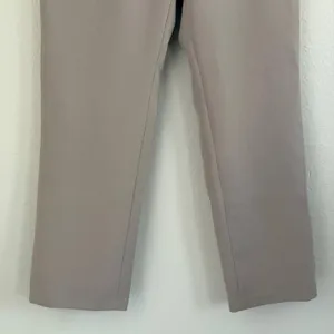 Quince Stretch Straight Leg Trouser Pants‎ Women XS Taupe Brown Minimalist NWT thumbnail 5