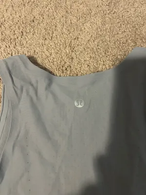 Lululemon Light Blue/gray Women's Sleeveless Tank Top thumbnail 7