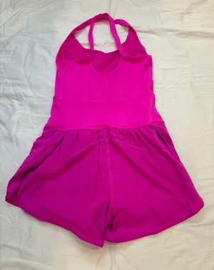 Pink Active Wear Romper  thumbnail 2