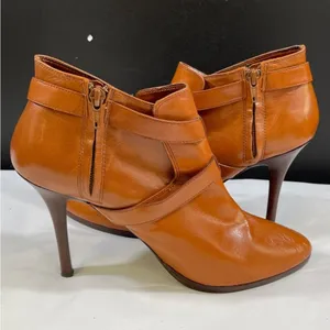 Lauren Ralph Lauren Lorelei Women's Brown Shoes/Heeled Boots Sz 8.5B SKU 5461 thumbnail 3
