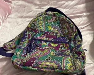 Vera Bradley book Bag thumbnail 1