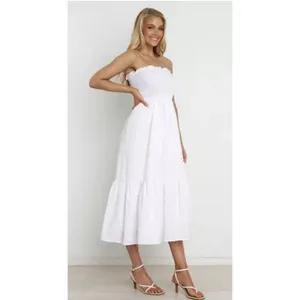 Petal And Pup Richmond Dress Strapless White Smocked Size 4 thumbnail 3