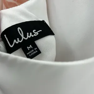 Lulus Take You There Floral Maxi Dress M NWT Ivory Off Shoulder Wedding Guest thumbnail 13