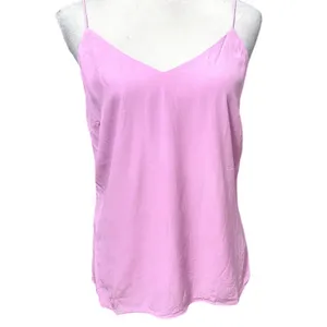 Something Navy Pink Sleeveless V Neck Camisole Tank Top Spaghetti Strap S Casual thumbnail 2