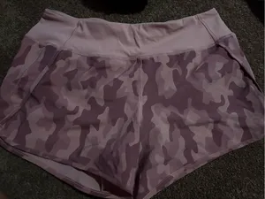 Mauve Camo Athletic Shorts - Never worn thumbnail 1