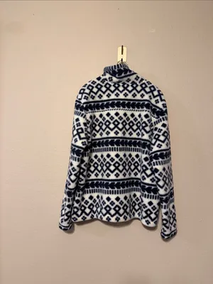 Duluth‎ Trading Co Pile Hi Fleece 1/4 Zip Mockneck Pullover Women's Size Large thumbnail 6