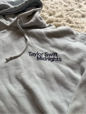 Taylor Swift Midnights Light Blue Hoodie thumbnail 2