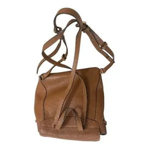 Kate Spade New York Leila Medium Flap Backpack Brown Pebbled Leather thumbnail 5