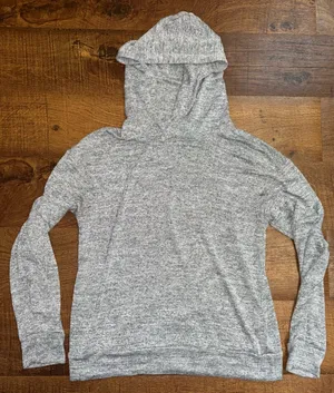 A New Day Hoodie Womens Small Gray Lightweight Pullover Small thumbnail 1