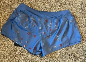 Nike NWT  blue patterned running shorts thumbnail 5