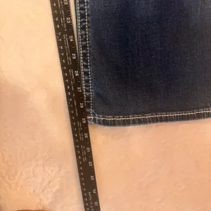 Miss Me Jeans, Women's Size 32 Blue, Denim, Gems Back Pocket, Flared thumbnail 12