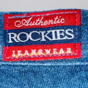 VTG Rockies Bareback Western Jeans Womens 9/10 High Rise V-Yoke Cowboy Denim 27 thumbnail 17