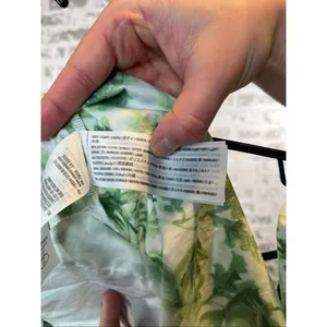 Abercrombie & Fitch | women green floral square neck puff sleeve dress thumbnail 5
