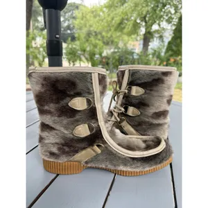 Vintage Foremost Professional Faux Fur Snow Boots Womens Size 7 Apres Ski Fluffy thumbnail 9