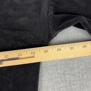 XCVI Dress Womens L Black Shift Kimono‎ Sleeve Oversized Velour Casual Party thumbnail 7