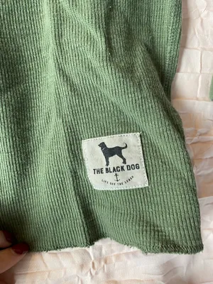Green Black Dog Long Sleeve thumbnail 4