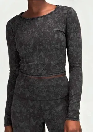 Lululemon Wunder Train Cropped Long Sleeve Shirt thumbnail 1