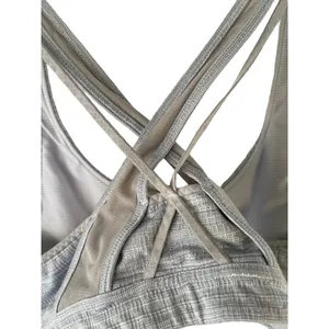 Athleta Women's Size M‎ Jacquard Transcendence Bra Slate Grey thumbnail 7