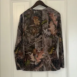 Camo Long Sleeve Tee Brown Size XS thumbnail 6