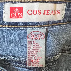 COS Embroidered Black Lace & Embellished Blue Jeans Size 14 thumbnail 8