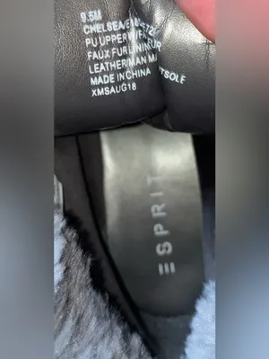 Esprit Metallic Gray Faux-Fur Lace-Up Ankle Boots thumbnail 6