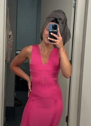 Pink Mini Dress Size XS thumbnail 2