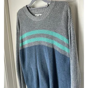 American Eagle Blue and Gray Sweater - Small thumbnail 3